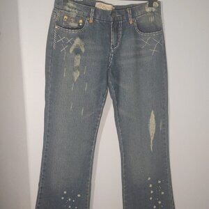 Joe's Jeans The Rocker Skinny Flare Women's Jeans Distressed Size 29 NWT